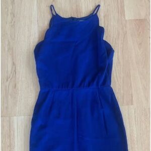 Love...Ady Blue Scalloped Mini Dress Size M